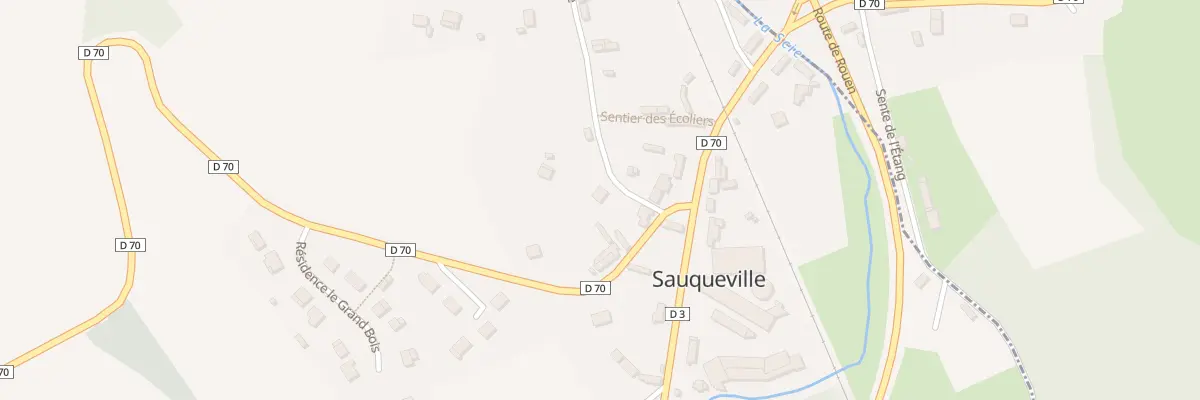 Plan du 41 Rue de la Mairie à Sauqueville