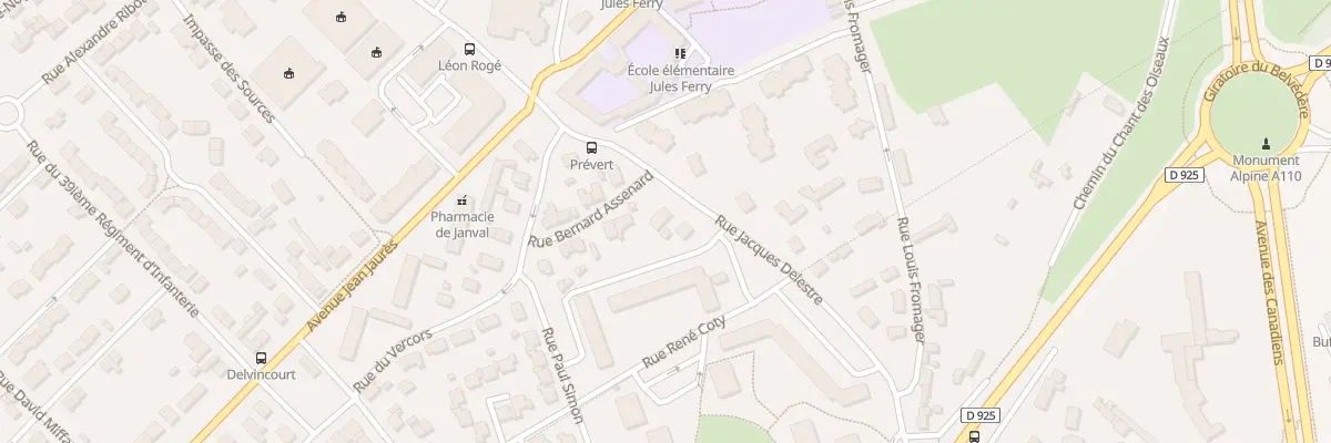Plan du 4 Rue Jacques Delestre à Dieppe