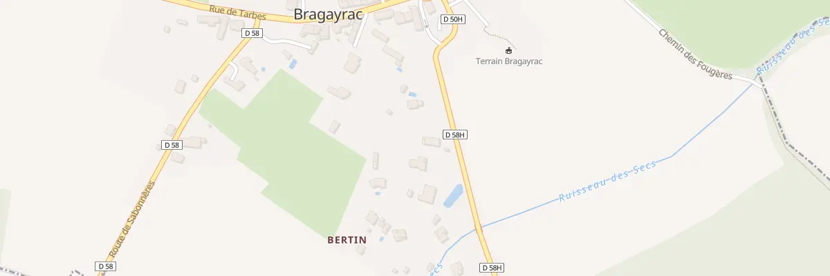 Plan du 64A Bertin à Bragayrac