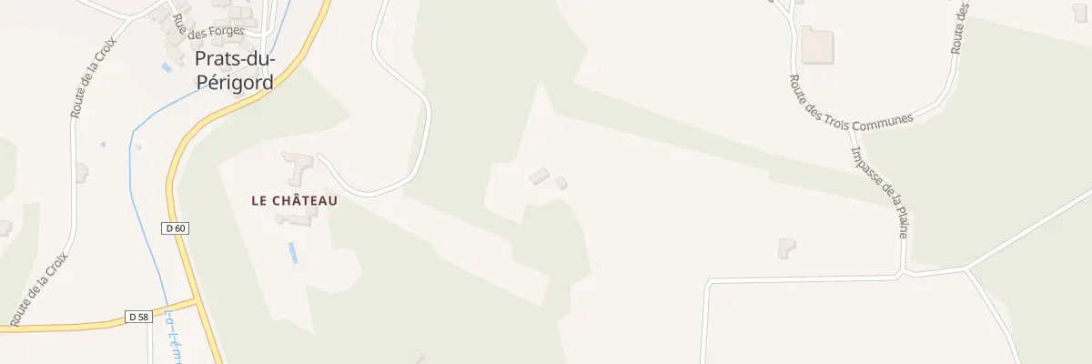 Plan du 41 La Plaine à Prats-du-Périgord