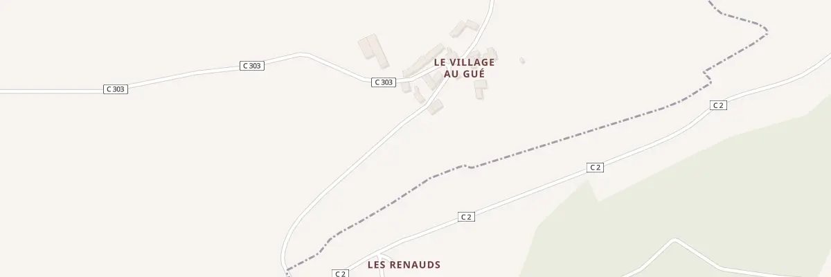 Plan du 9 Le Village au Gue à Verneuil-sur-Indre