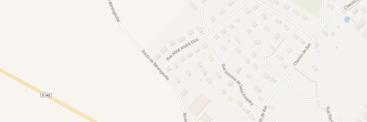 Plan du 9496 Rue Abbe Andre Eliot à Sacquenville
