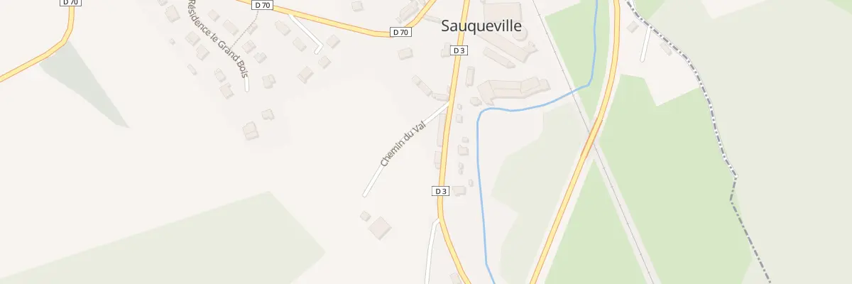 Plan du 312 Rte de la Pomme à Sauqueville
