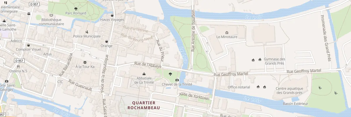 Plan du 14B Rue de l’Abbaye à Vendôme