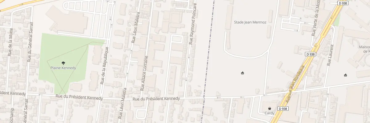 Plan du 12 Rue Raymond Poincare au Petit-Quevilly