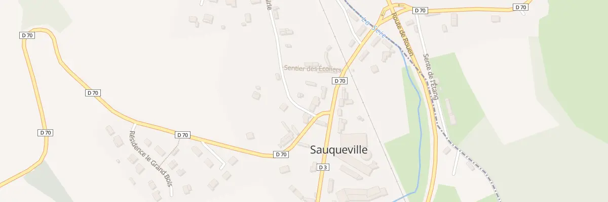 Plan du 174 Rte de la Pomme à Sauqueville