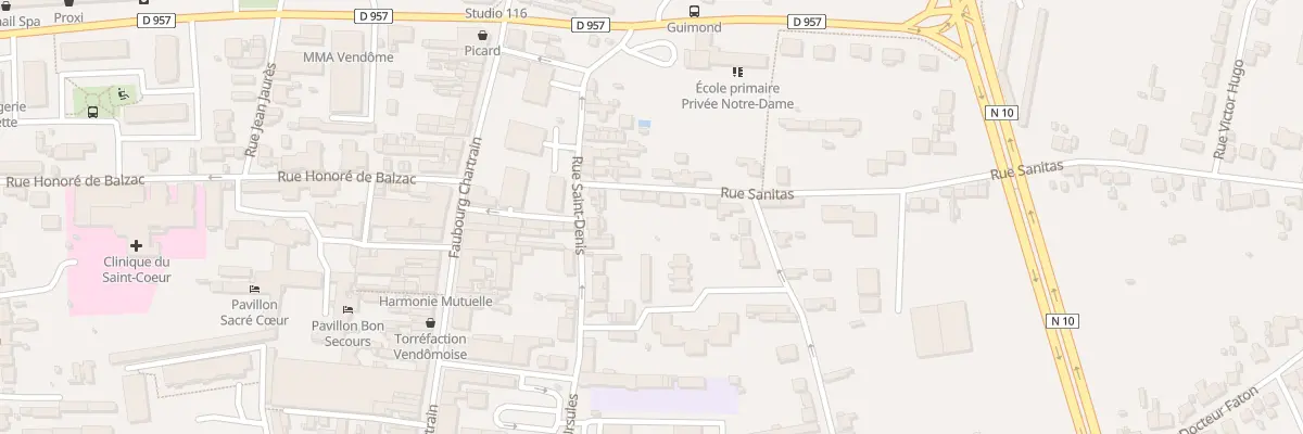 Plan du 3B Rue du Sanitas à Vendôme