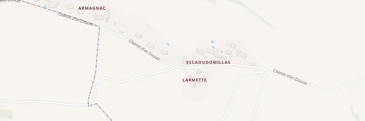 Plan du 5001 Escaoudomillas à Empeaux