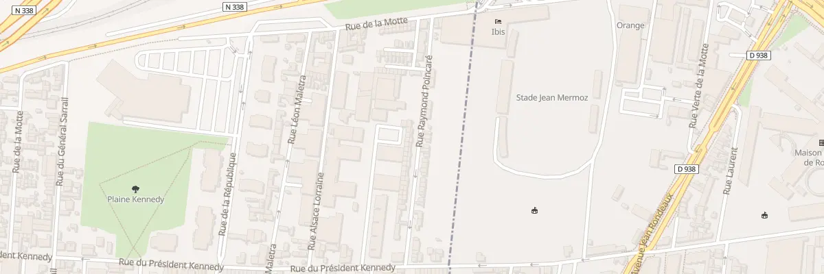 Plan du 22 Rue Raymond Poincare au Petit-Quevilly