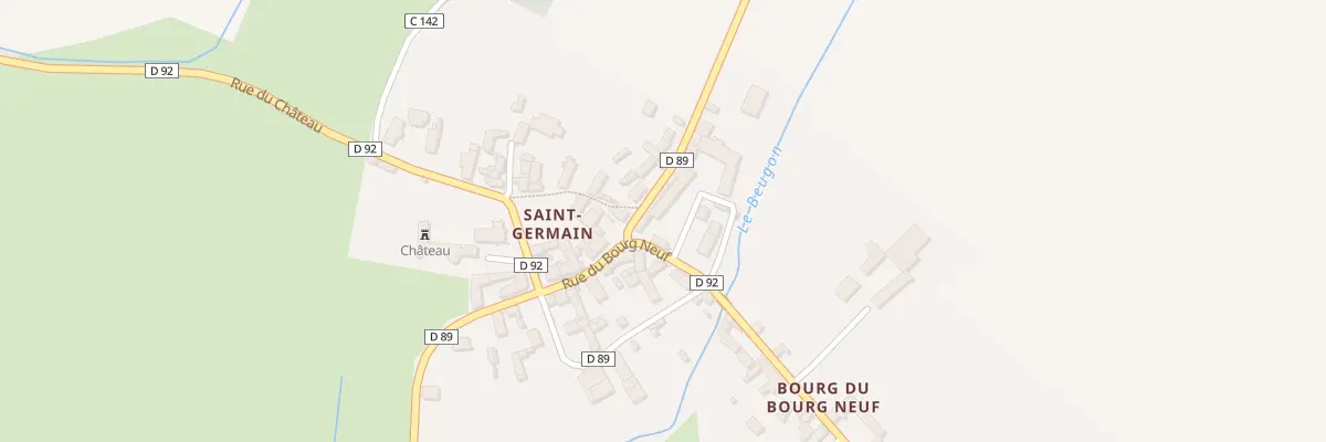 Plan du 9 Rue du Bourg Neuf à Saint-Jean-Saint-Germain