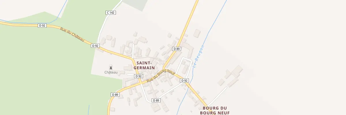 Plan du 6 Rue du Tonnelier à Saint-Jean-Saint-Germain