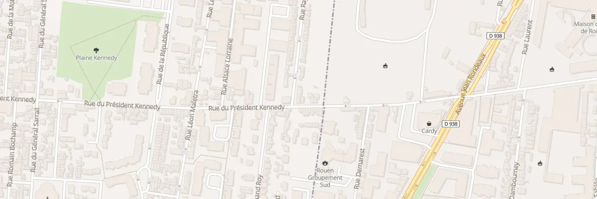 Plan du 1B Rue Raymond Poincare au Petit-Quevilly