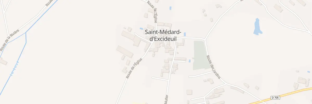 Plan du 376 Rte de l’Eglise à Saint-Médard-d’Excideuil