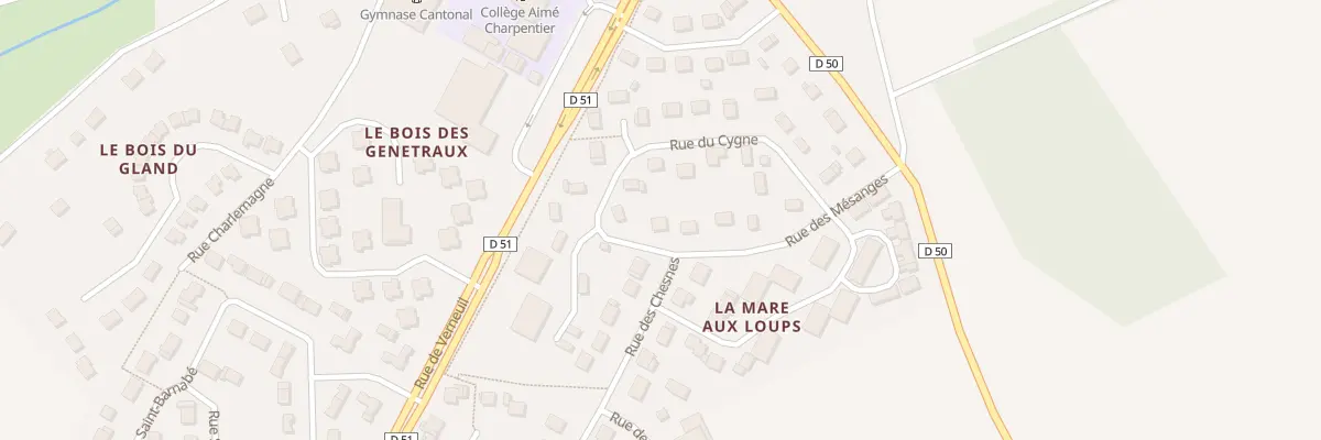 Plan du 190 Rue des Mésanges à Mesnils-sur-Iton