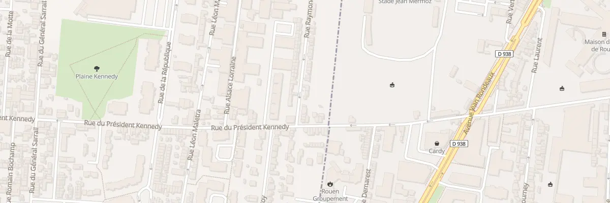 Plan du 5 Rue Raymond Poincare au Petit-Quevilly
