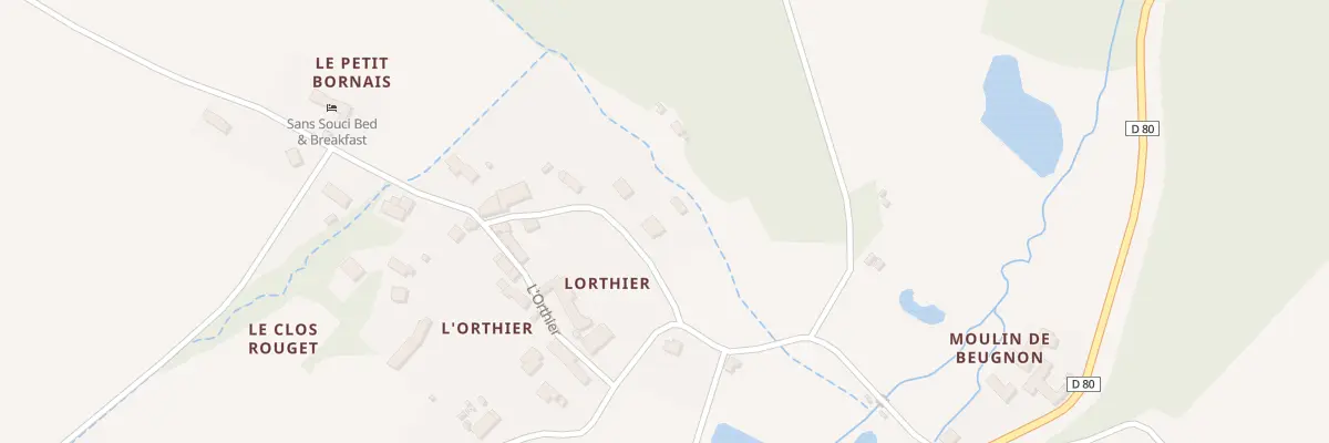 Plan du 5502 Lorthier à Luzillé