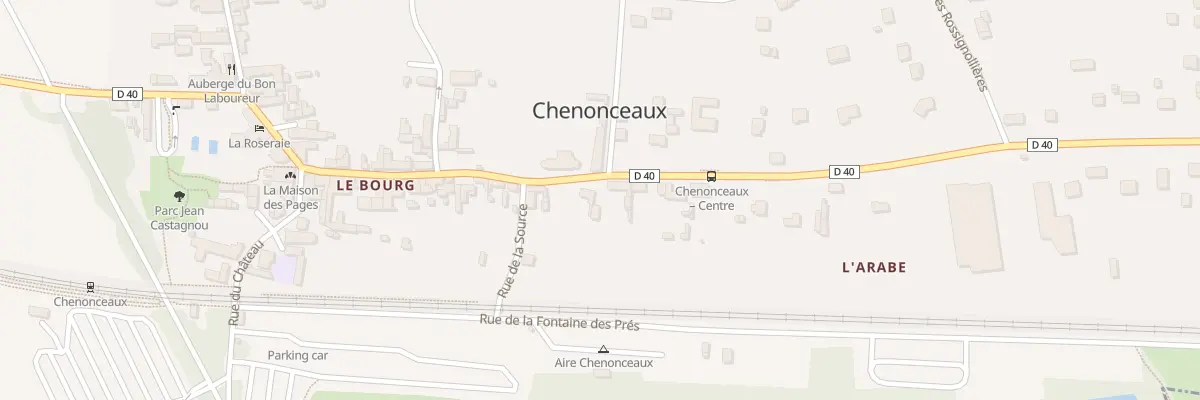 Plan du 41 Rue Bretonneau à Chenonceaux