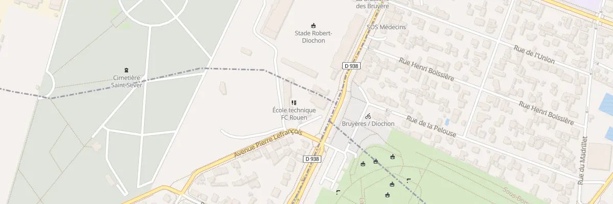 Plan du 2 Rue Pierre Lefrançois au Grand-Quevilly