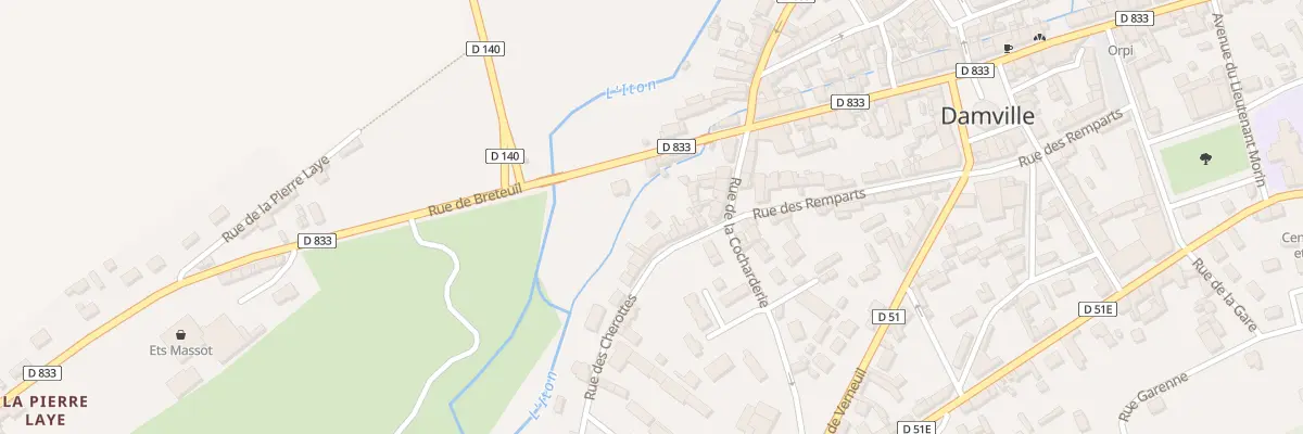 Plan du 21 Rue des Chérottes à Mesnils-sur-Iton