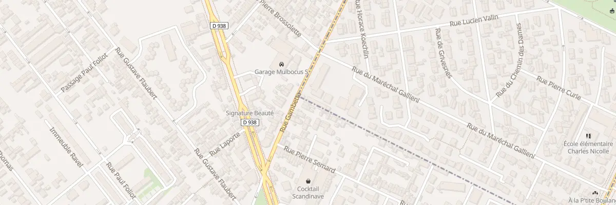 Plan du 1 Rue Gambetta au Petit-Quevilly