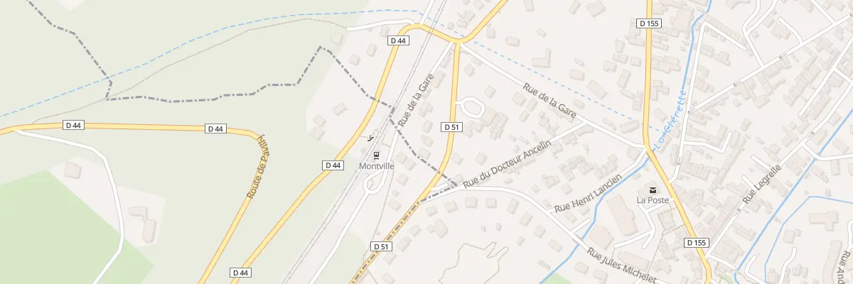 Plan du 124 Rue du Docteur-Martel à Montville