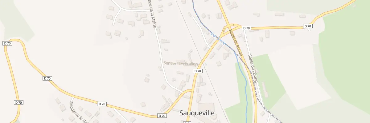 Plan du 40 Sen des Ecoliers à Sauqueville