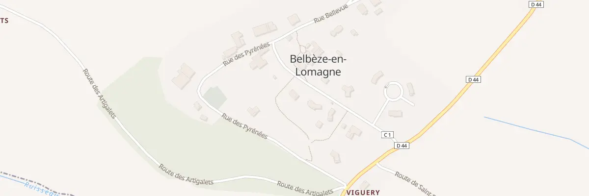 Plan du 4 Rue de l’Autan à Belbèze-en-Lomagne