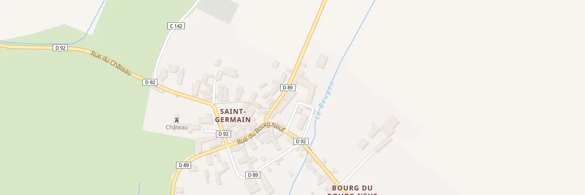 Plan du 1 All de la Forge à Saint-Jean-Saint-Germain