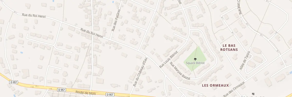 Plan du 631 Rue du Roi Henri à Vendôme