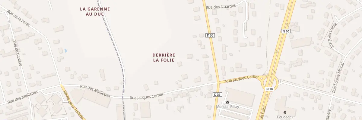 Plan du 6 Rue Jacques Cartier à Saint-Ouen