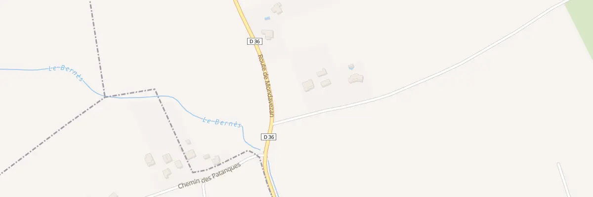 Plan du 9001F Che Ancienne Voie Romaine à Cazères