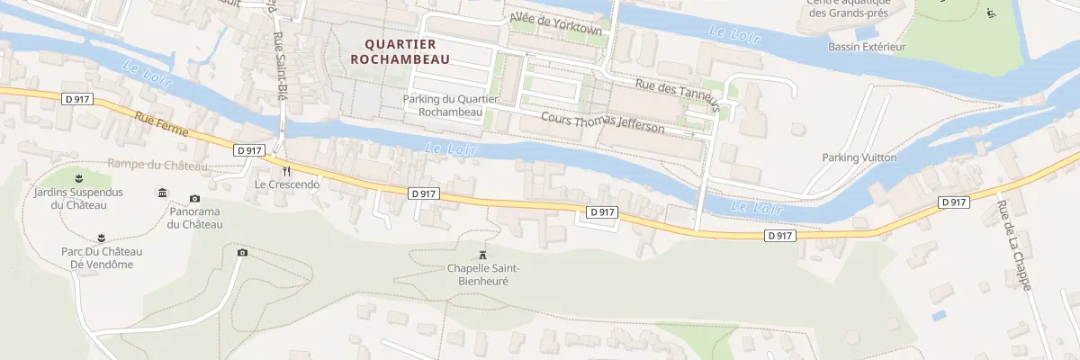 Plan du 52 Fg Saint-Bienheuré à Vendôme