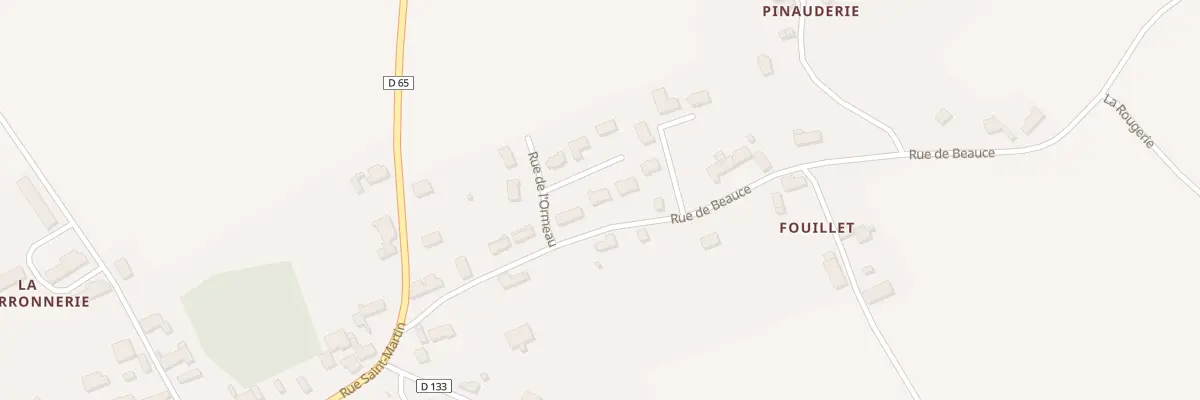 Plan du 2 Rue de l’Ormeau à Lancé