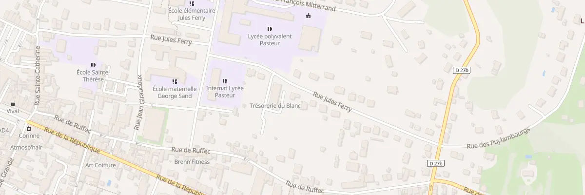 Plan du 16 Rue Jules Ferry au Blanc