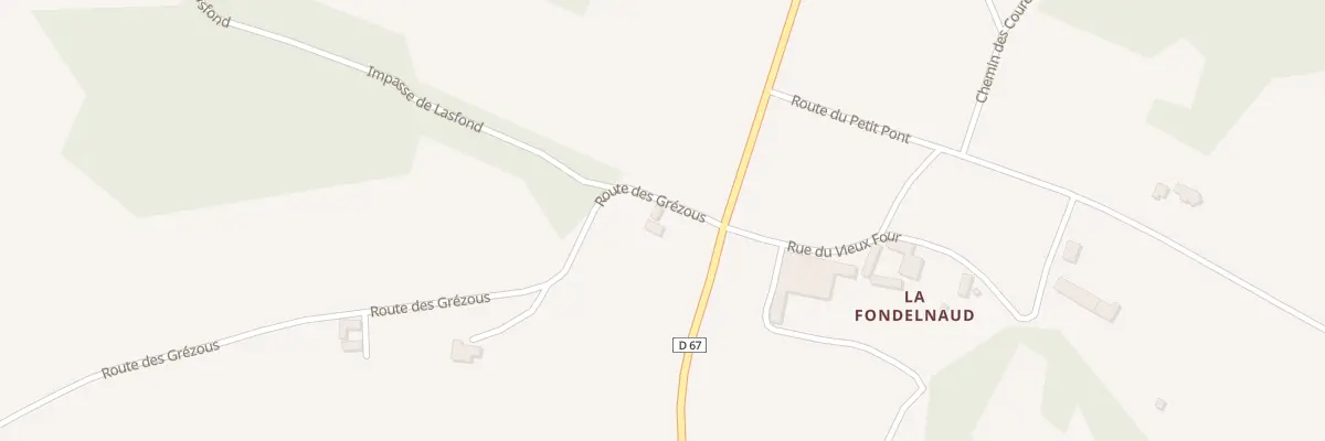 Plan du 1 Rte des Grézous à Azerat