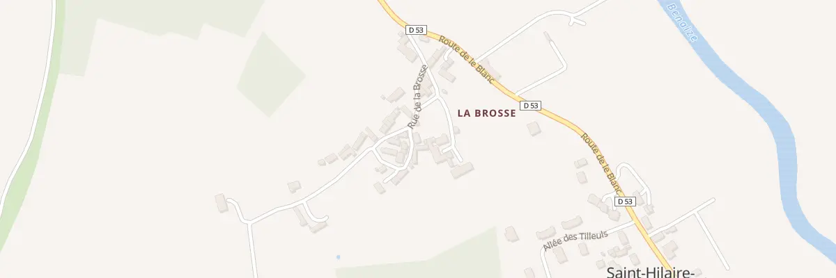 Plan du 24 La Brosse à Saint-Hilaire-sur-Benaize