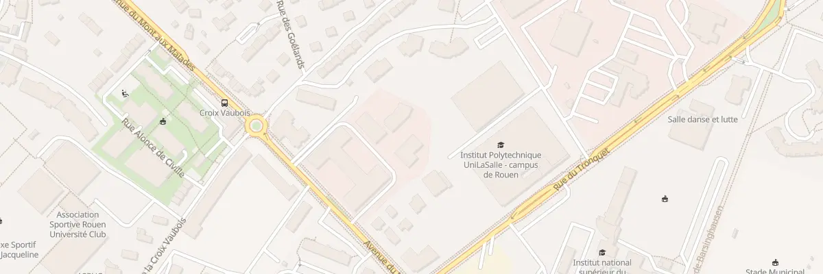 Plan du 2 Rue Arnaud Beltrame à Mont-Saint-Aignan