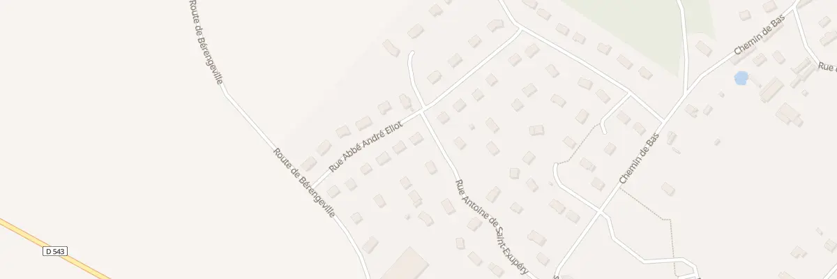 Plan du 29 Rue Abbe Andre Eliot à Sacquenville