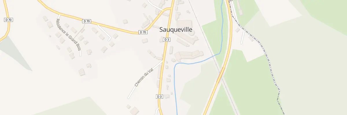 Plan du 279 Rte de la Pomme à Sauqueville