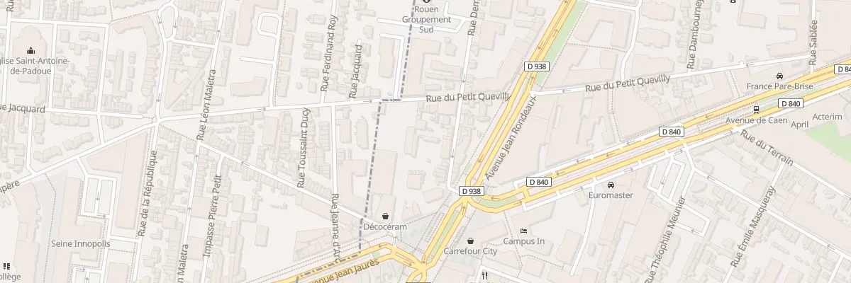 Plan du 24A Rue du Nouv Monde à Rouen