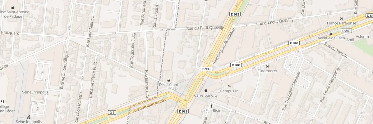 Plan du 34 Rue du Nouv Monde à Rouen