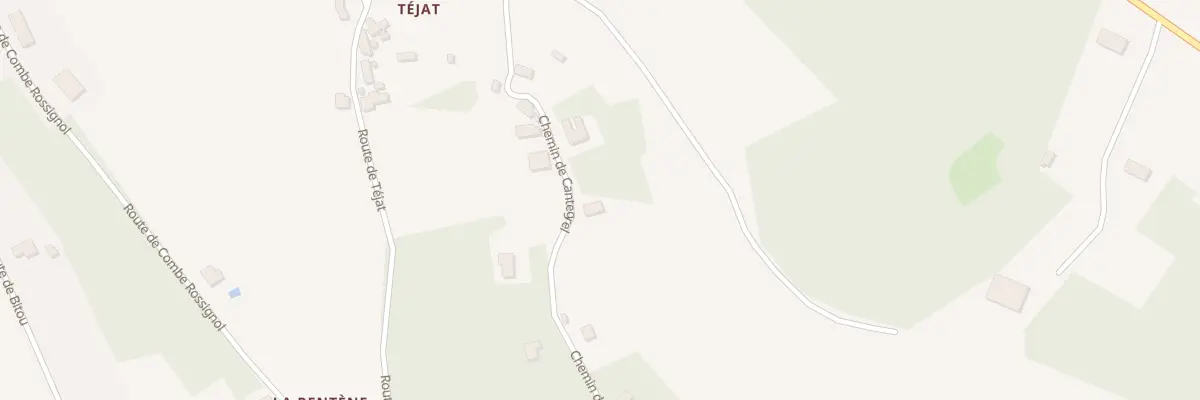 Plan de Tejat à Meyrals