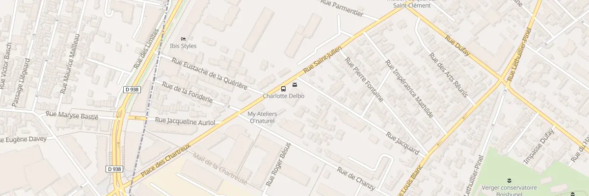 Plan du 245 Rue Saint-Julien à Rouen