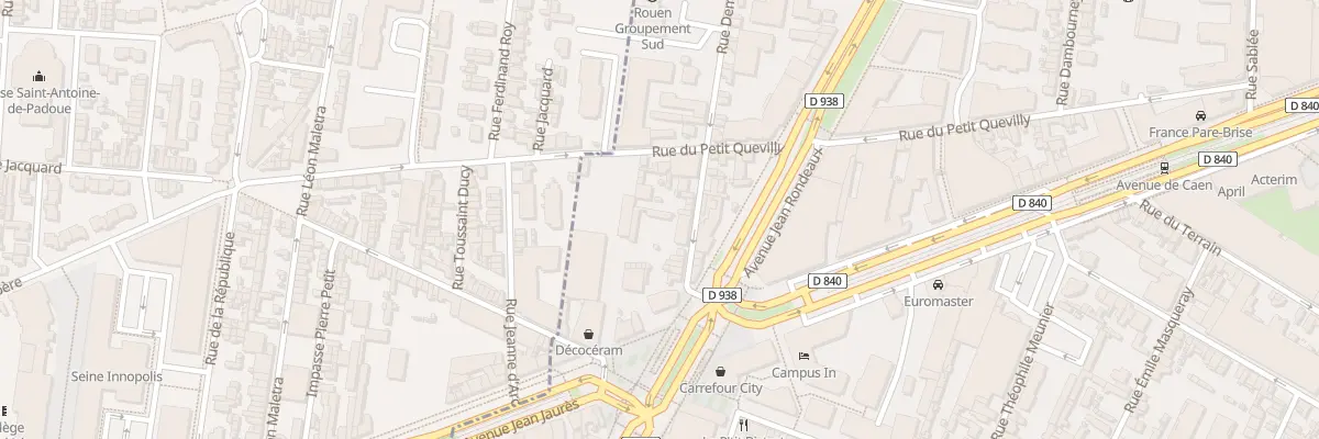 Plan du 24B Rue du Nouv Monde à Rouen