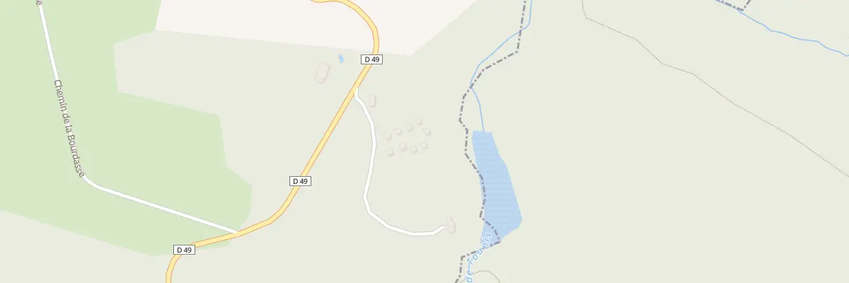 Plan du 1621 Rte de Plagne à Palaminy
