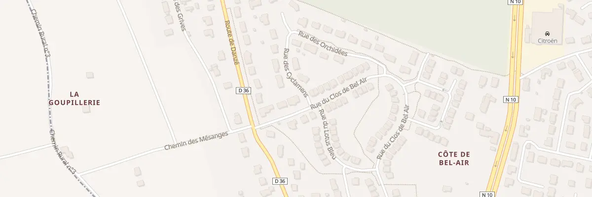 Plan du 5 Rue du Clos de Bel Air à Saint-Ouen