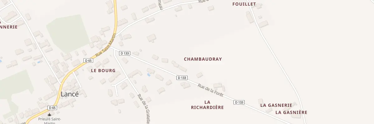 Plan du 10 Rue de la Forêt à Lancé