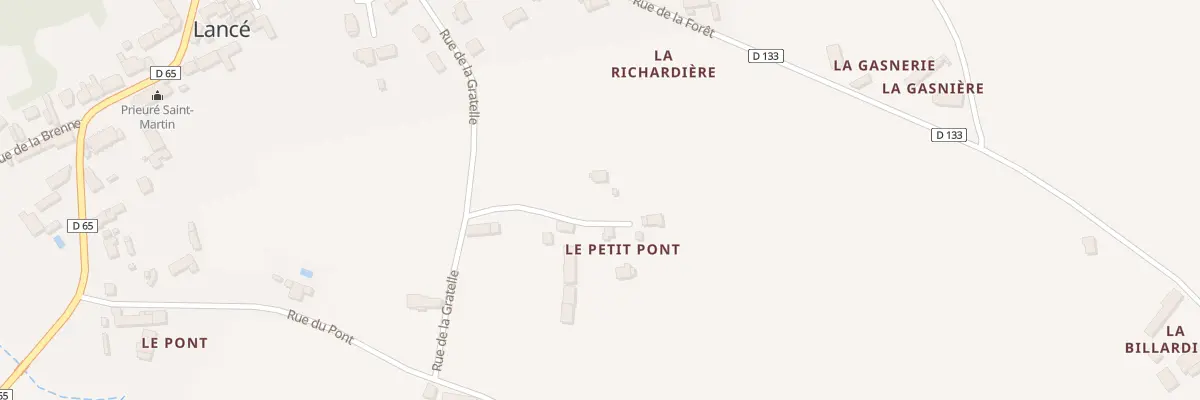 Plan du 207 Le Petit Pont à Lancé