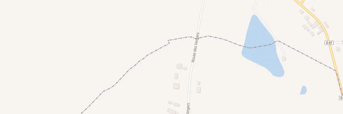 Plan du 943 Rte des Vergers à Dussac