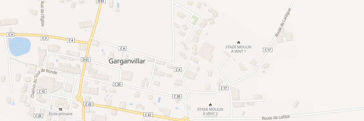 Plan du 223 Rte de Lartigue à Garganvillar
